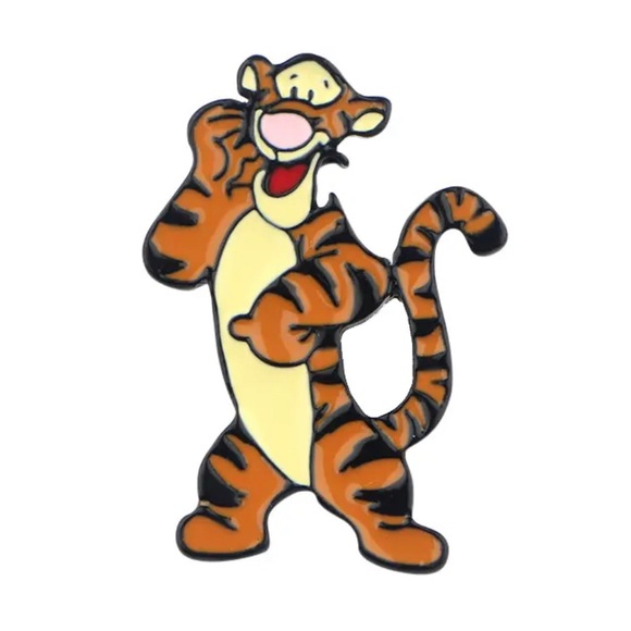 Set of 2 Eeyore Tigger Enamel Pins Bulk Disney Winnie the Pooh Character Badges - Picture 3 of 11